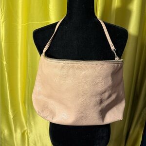 Patrizia Pepe Beige Leather Shoulder Bag